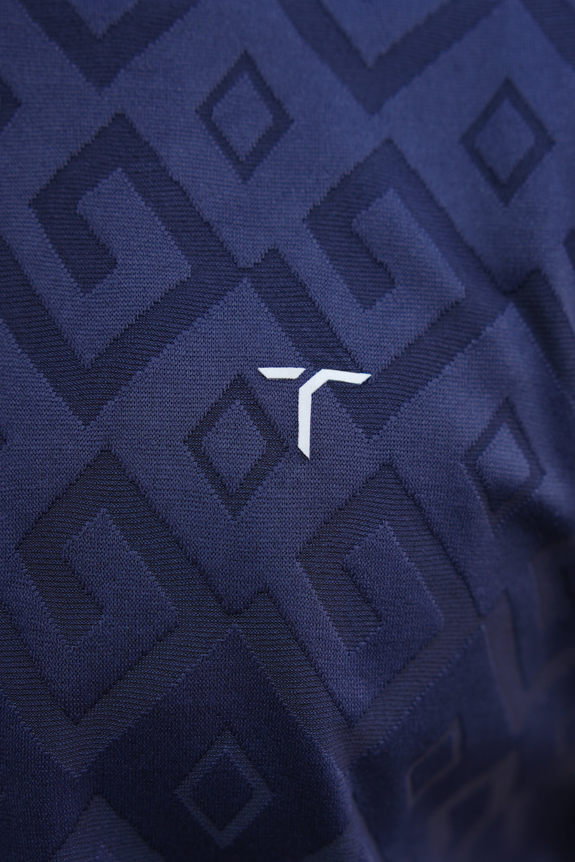 Geometric Embossed Jacquard Tee