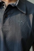 Signature Multi-Textured Chevron Polo
